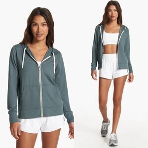 Vuori Halo Performance Hoodie 2.0 Lake Heather